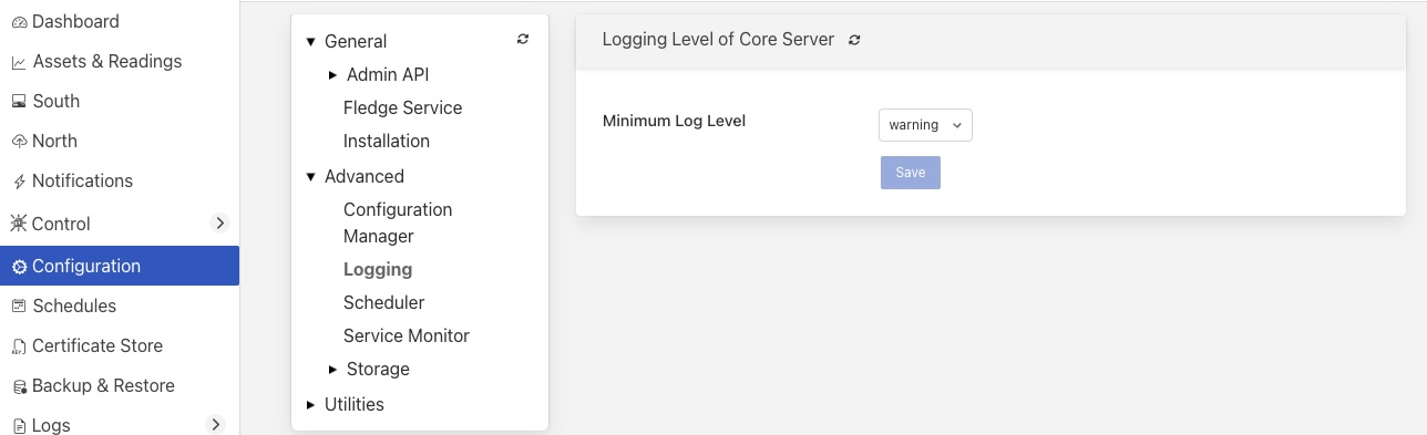 core_log_level