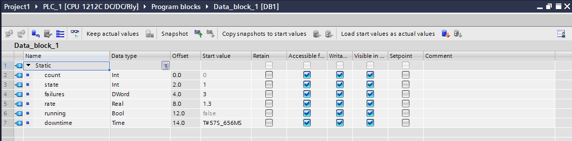 datablock